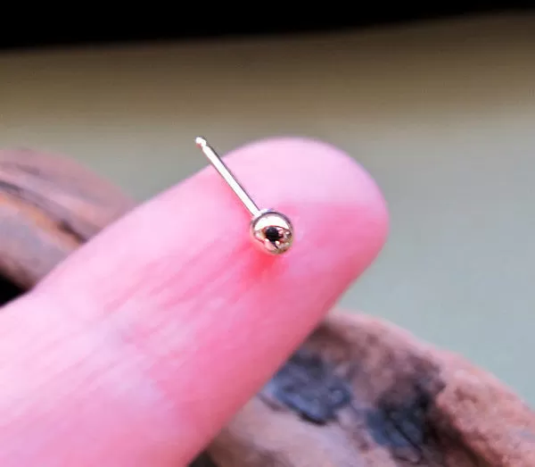 Tiny Gold Ball Studs