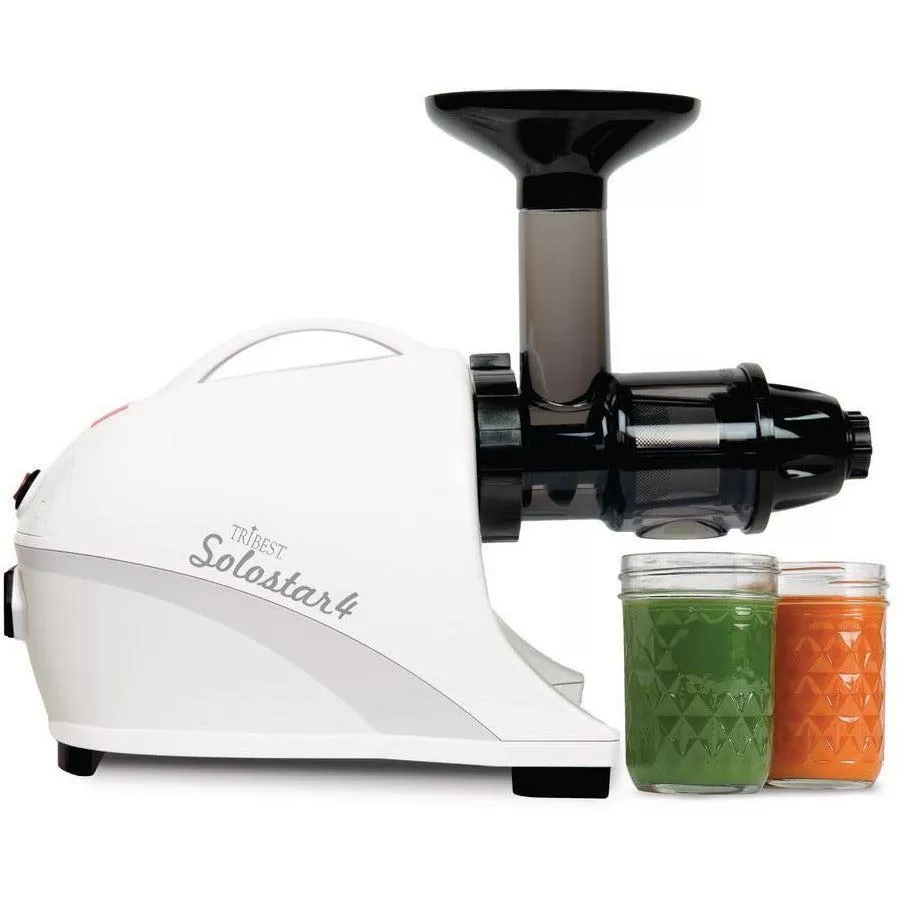 Tribest Solostar 4, SS-4200-B, Horizontal Slow Masticating Juicer