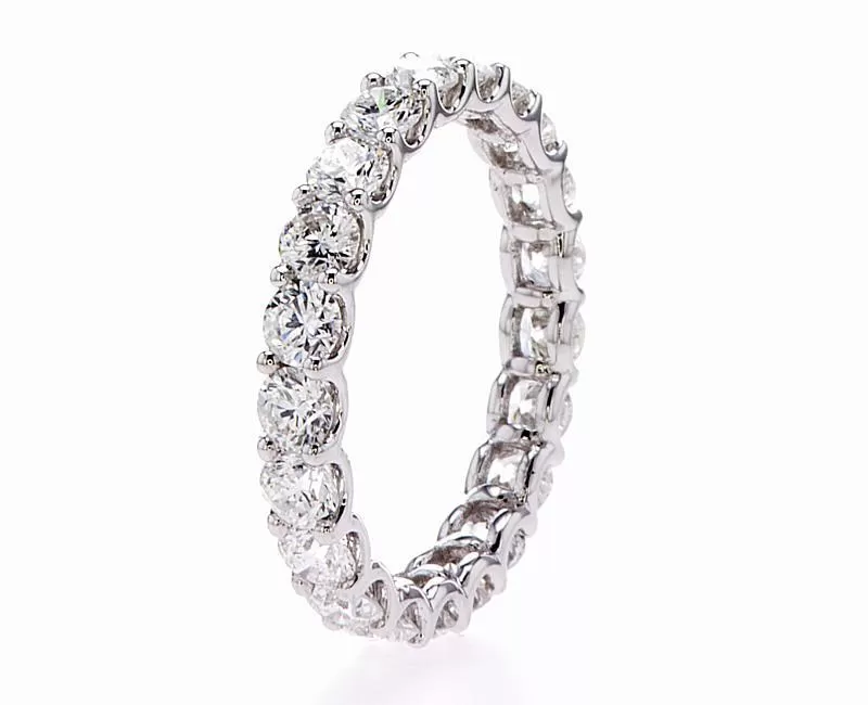 U-Shape Diamond  Eternity Ring (2.15ctw)