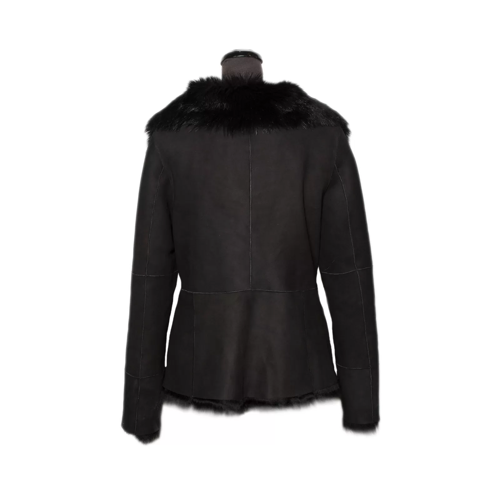 UGG Karlene Toscana Shearling Black Jacket - Women's