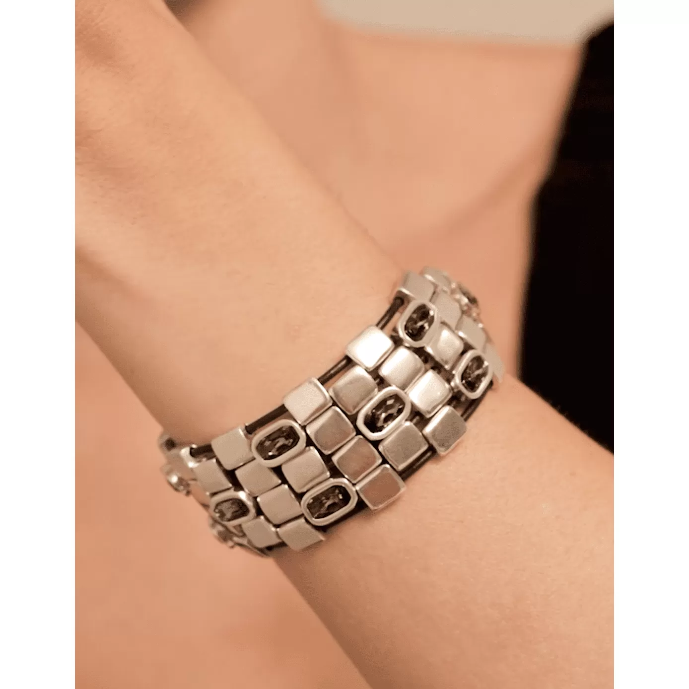 UNOde50 Boa Four Layer Wrap Bracelet