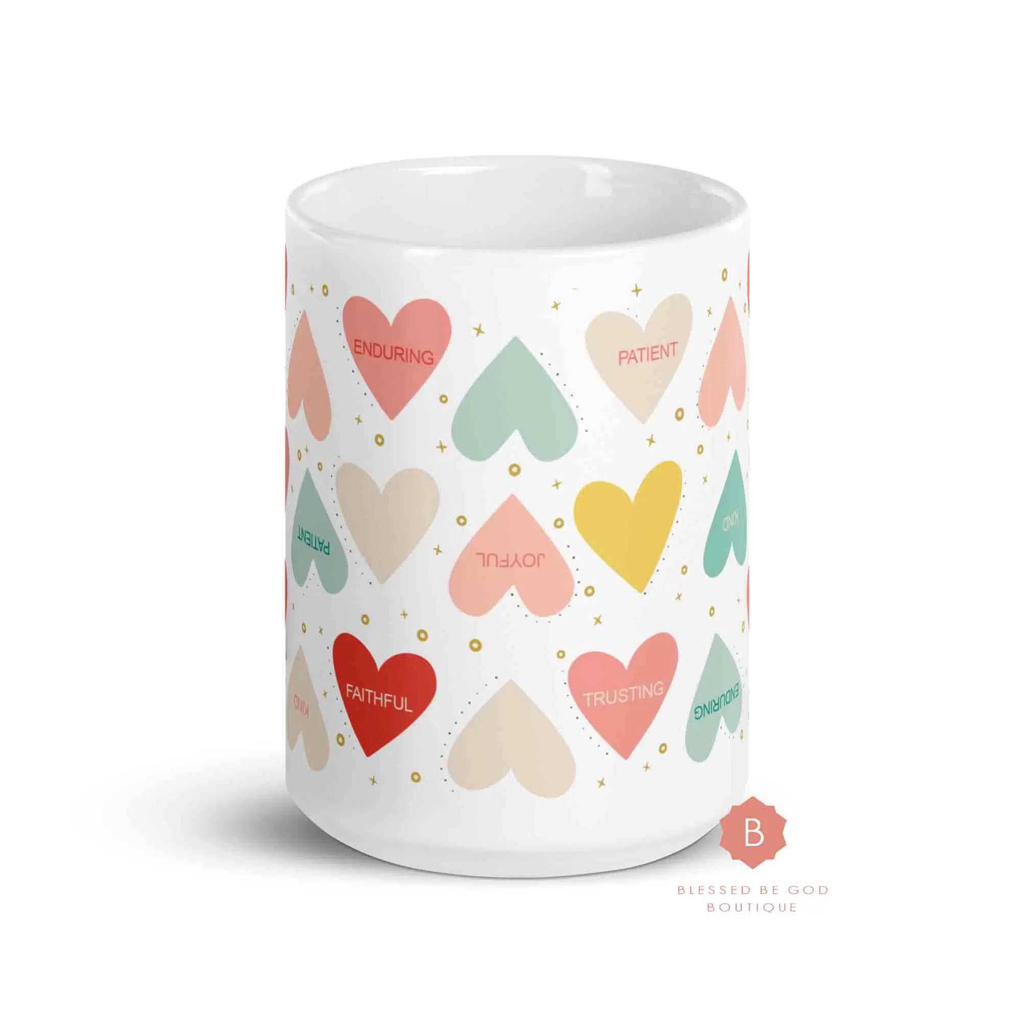 Valentine's Day Catholic Coffee Mug, 15oz