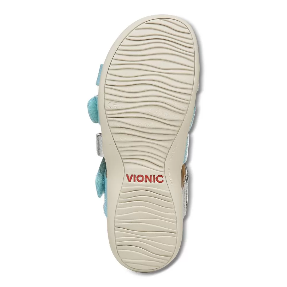 Vionic Hadlie Porcelain Blue Wide  