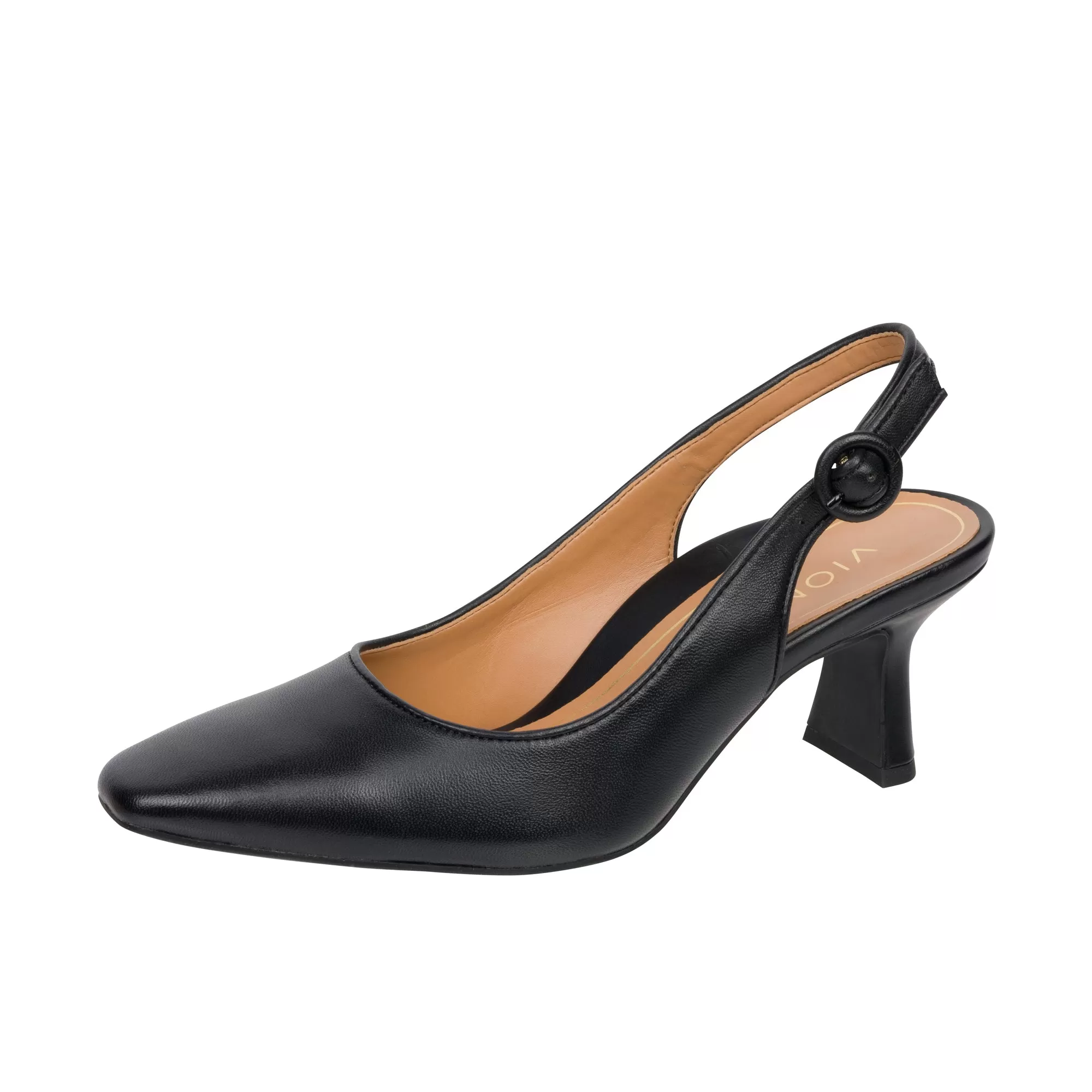 Vionic Womens Perris Slingback Heel Black