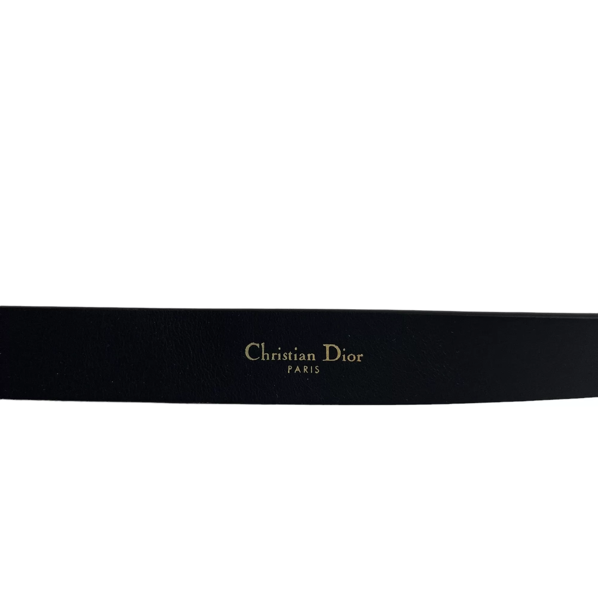 Women's Cd Icon Belt Black Size M