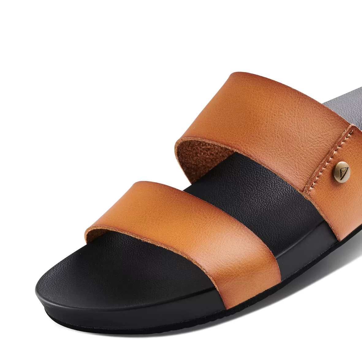 Womens Cushion Vista - Cognac Black