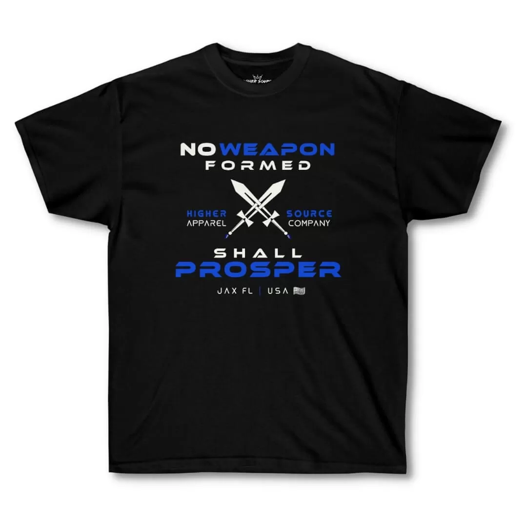 Women's No Weapon - Oversized Tee - Black / Absolute Zero Blue