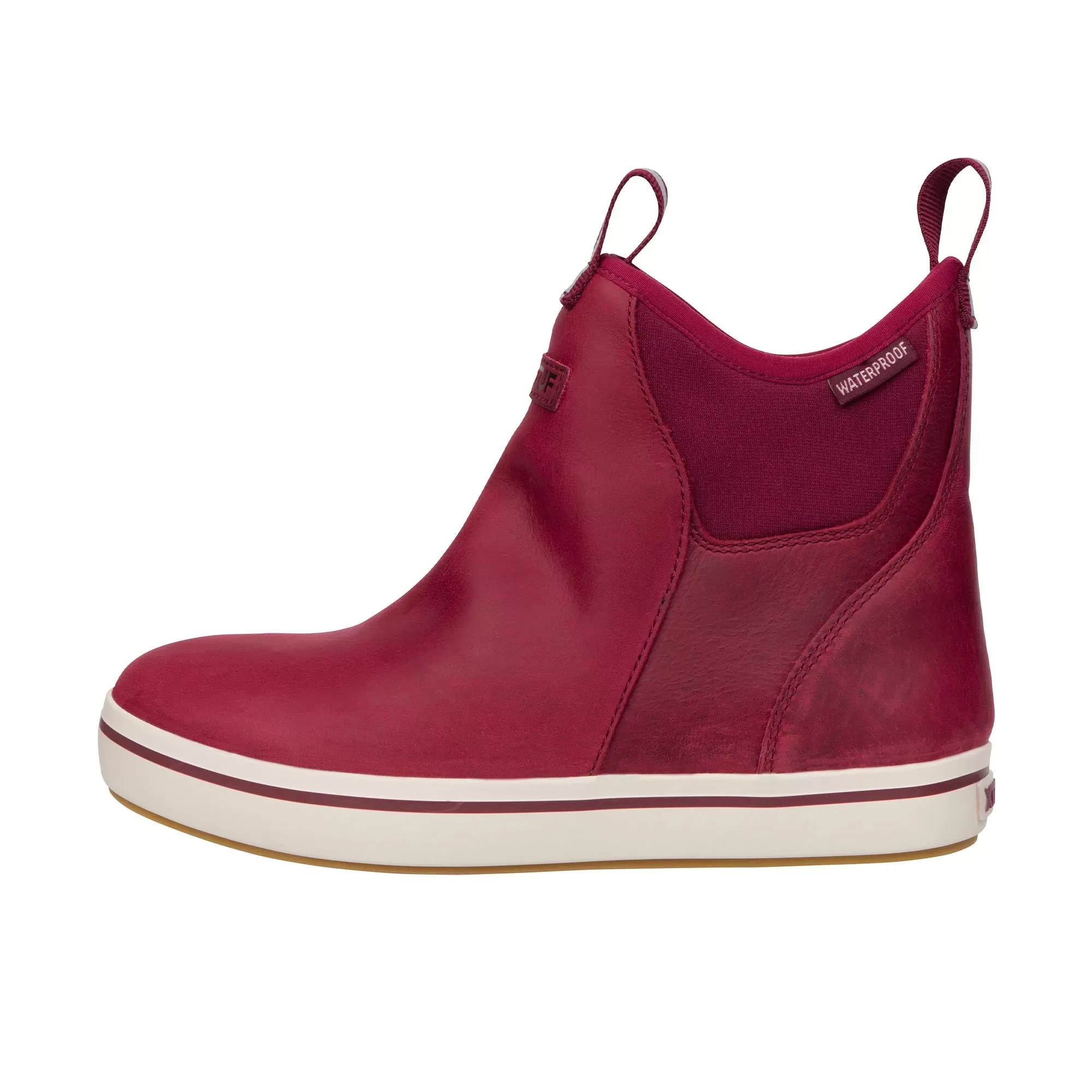 Xtratuf Womens Leather Ankle Deck Boot Cabernet